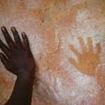 Gundjeihmi hand stencil