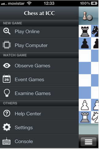 Internet Chess Club iPhone app